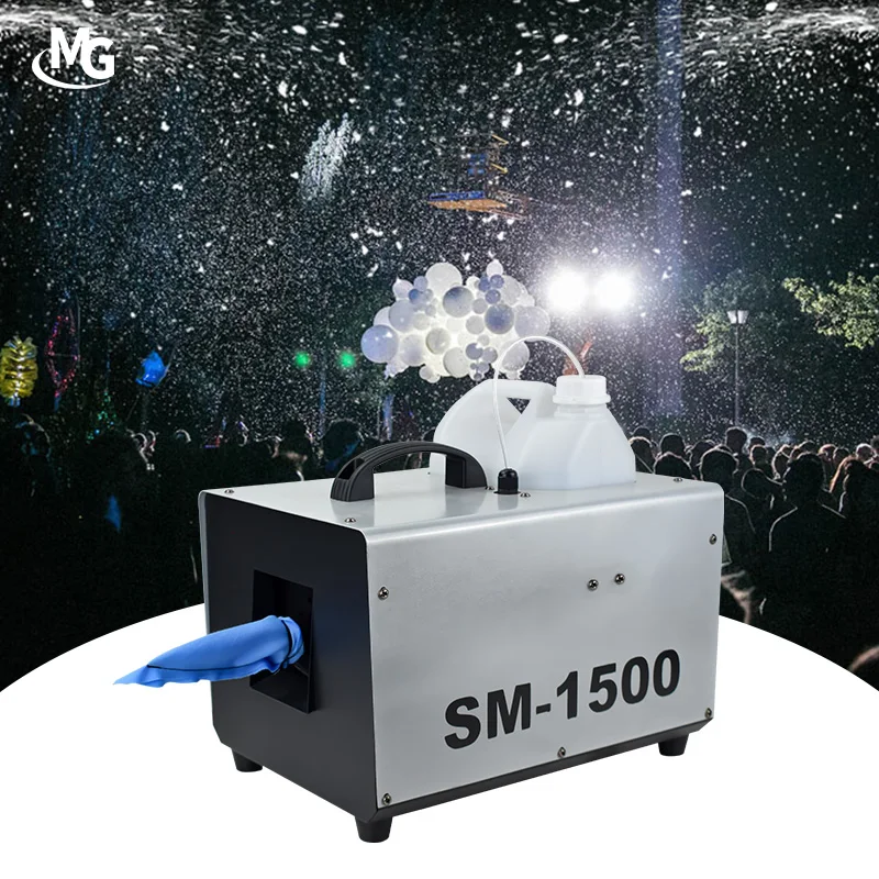 1500W Outdoor or Indoor Christmas Snow Making Machine Party Stage Effect Equipment Artificial Snow Machine for Festivals