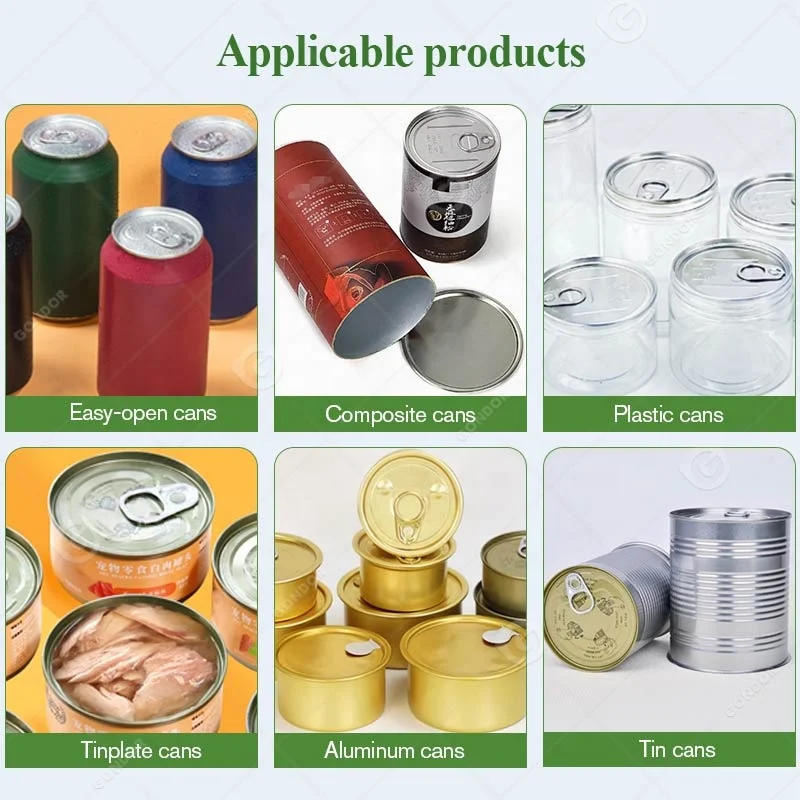 Head Meat Beef Single Seamer Beer Manual Fenice Canning Tin Can Beverage Bottle Seal Machine of Indian