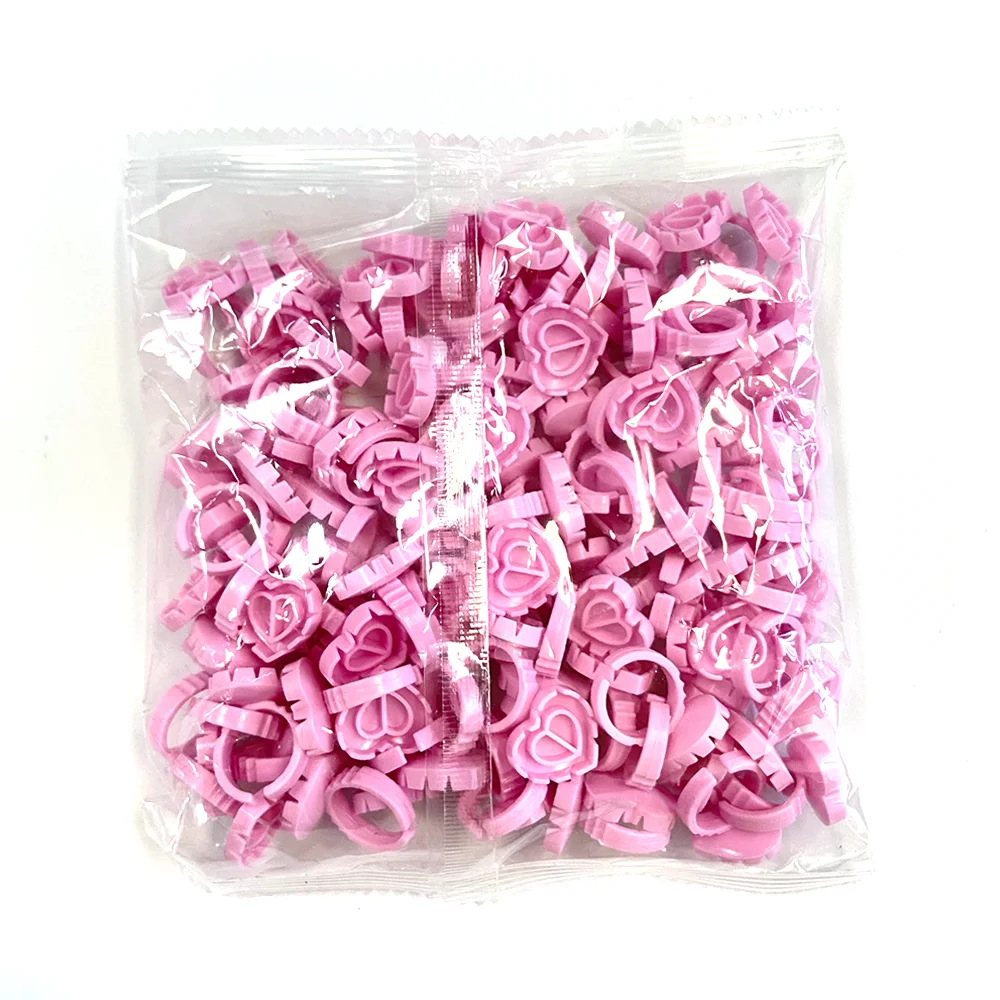 lash accessories Heart Shape Eyelash Accessories Glue Holder Ring for eyelash extension