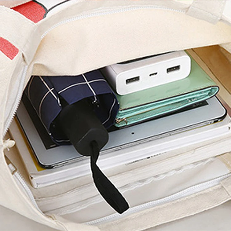 Custom logo printed cheap reusable cat plain black canvas tote shopping 100% cotton bag