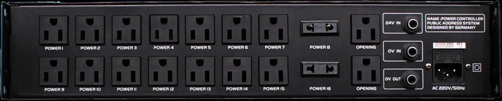 OBT-8080 Pa System Peripheral Device Power Timing Sequence Controller With 24v Fire Signal Input Controller