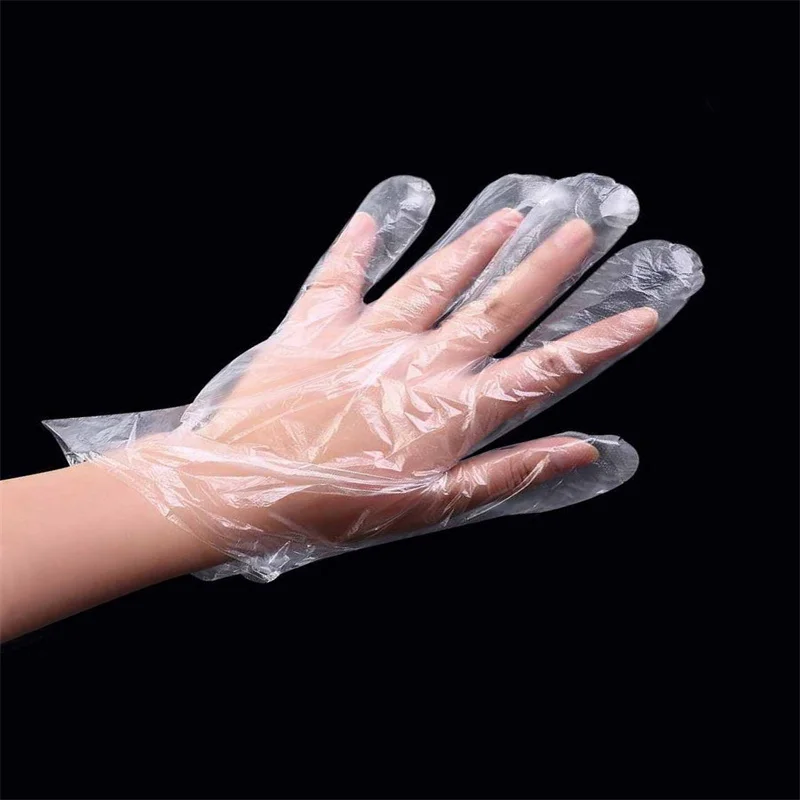 Plastic Transparent Household PE Disposable-Gloves