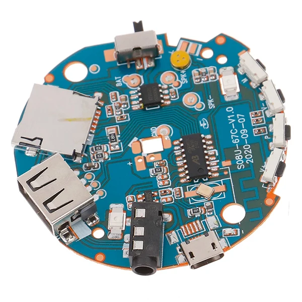 OEM bluetooth receiver speaker circuit board PCB assembly from Shenzhen PCBA manufacturer
