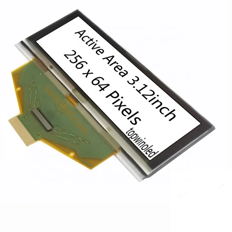 3,12 '3,12 дюйма 3,2 256x64 пикселей 16 серого белого цвета 30 pin oled дисплей UG-5664ASWEF01 I2C SPI параллельный интерфейс