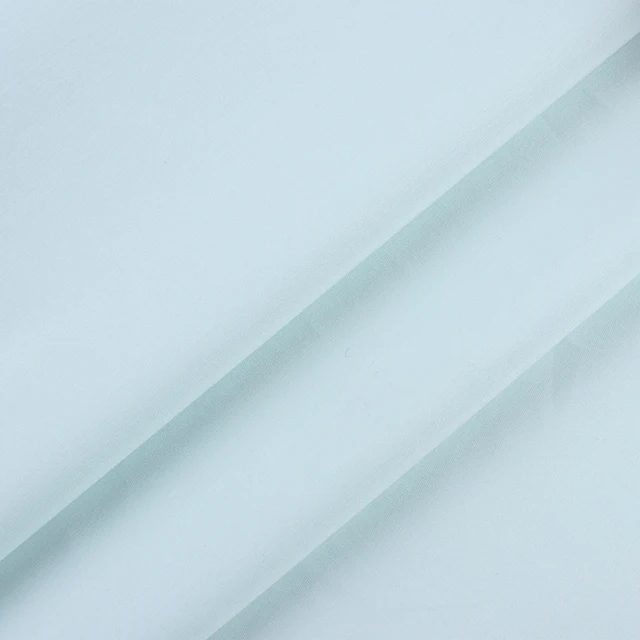 Wholesale high elastic 60 count high density 95gsm plain soft cotton brocade fabric for shirts and dresses