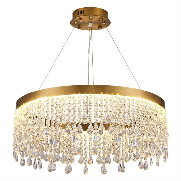 2022 luxury pendant house decorative hanging ring pendant light ceiling