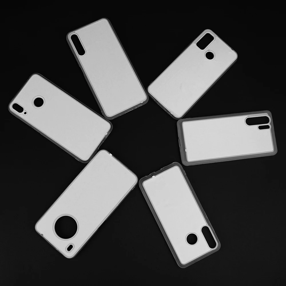 Factory Price New Design Customized Clear 2d TPU PC Blank Sublimation Phone Case For Huawei Model