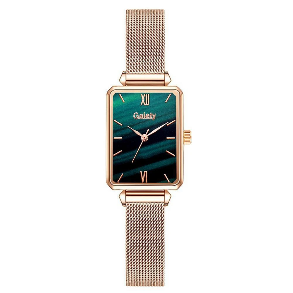 Ladies Quartz Bracelet Watch Anchor Multilayer Stainless Steel Elegance Mesh Quartz Watch Set