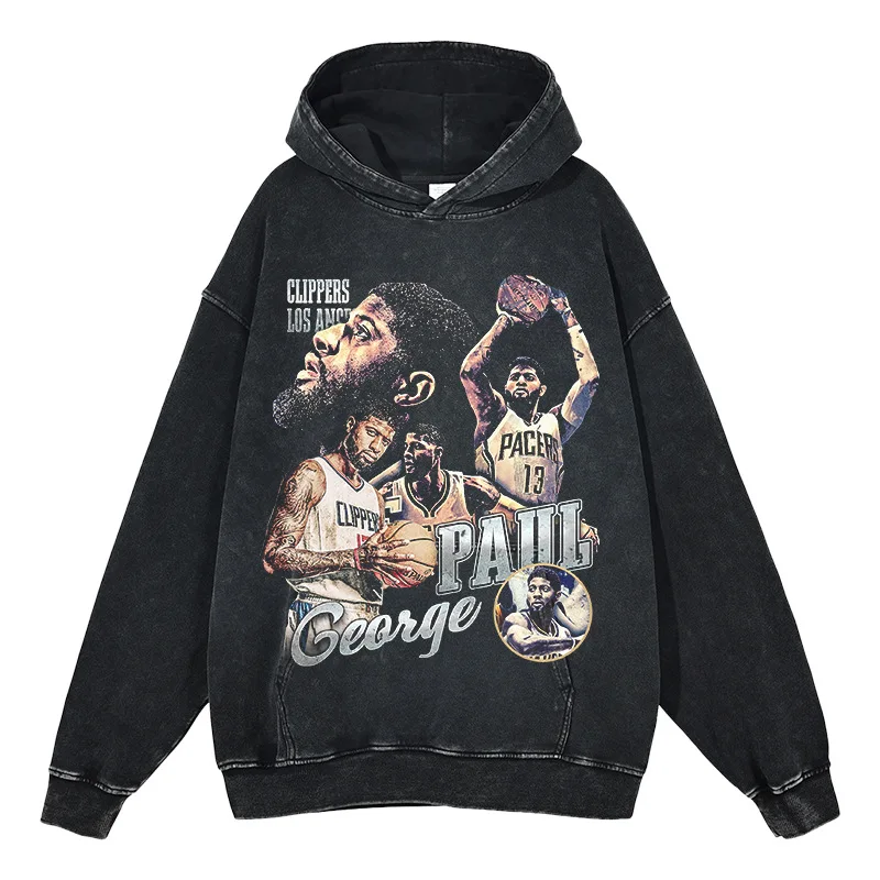 Heavyweight Customization High Quality Vintage Acid Wash Oversized Hoodie Manufacturer Unisex Custom Sweatshirts Mens Hoodies