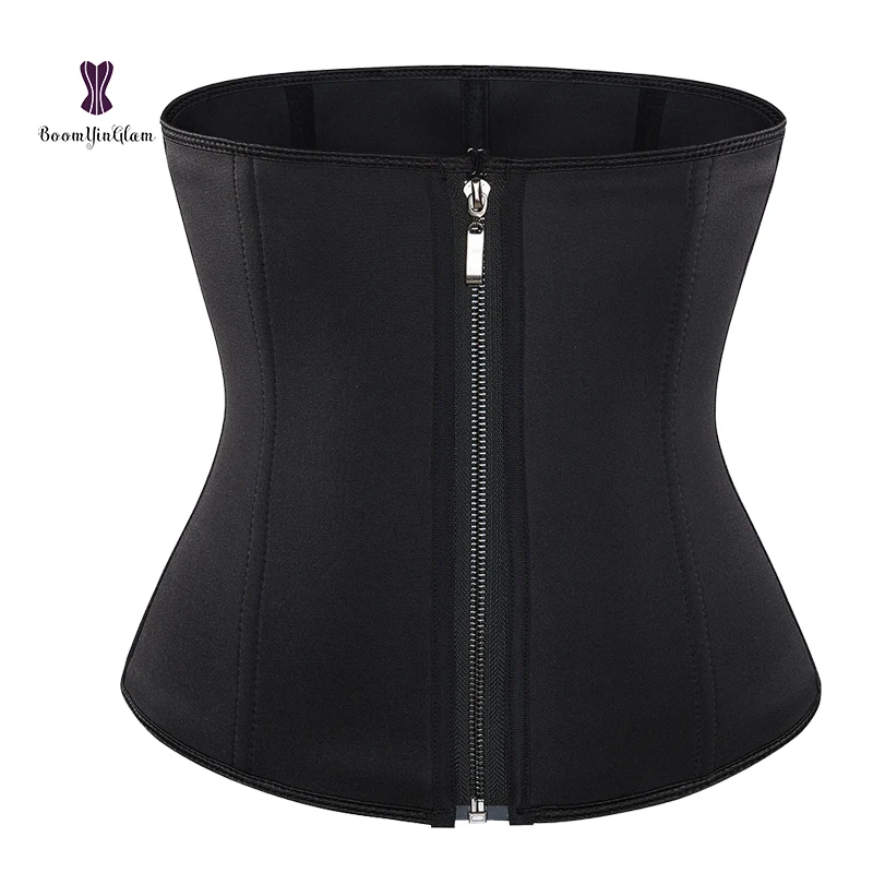 Neoprene Zip Women Waist Trainer Corset hook lumbar support slim belt for Women