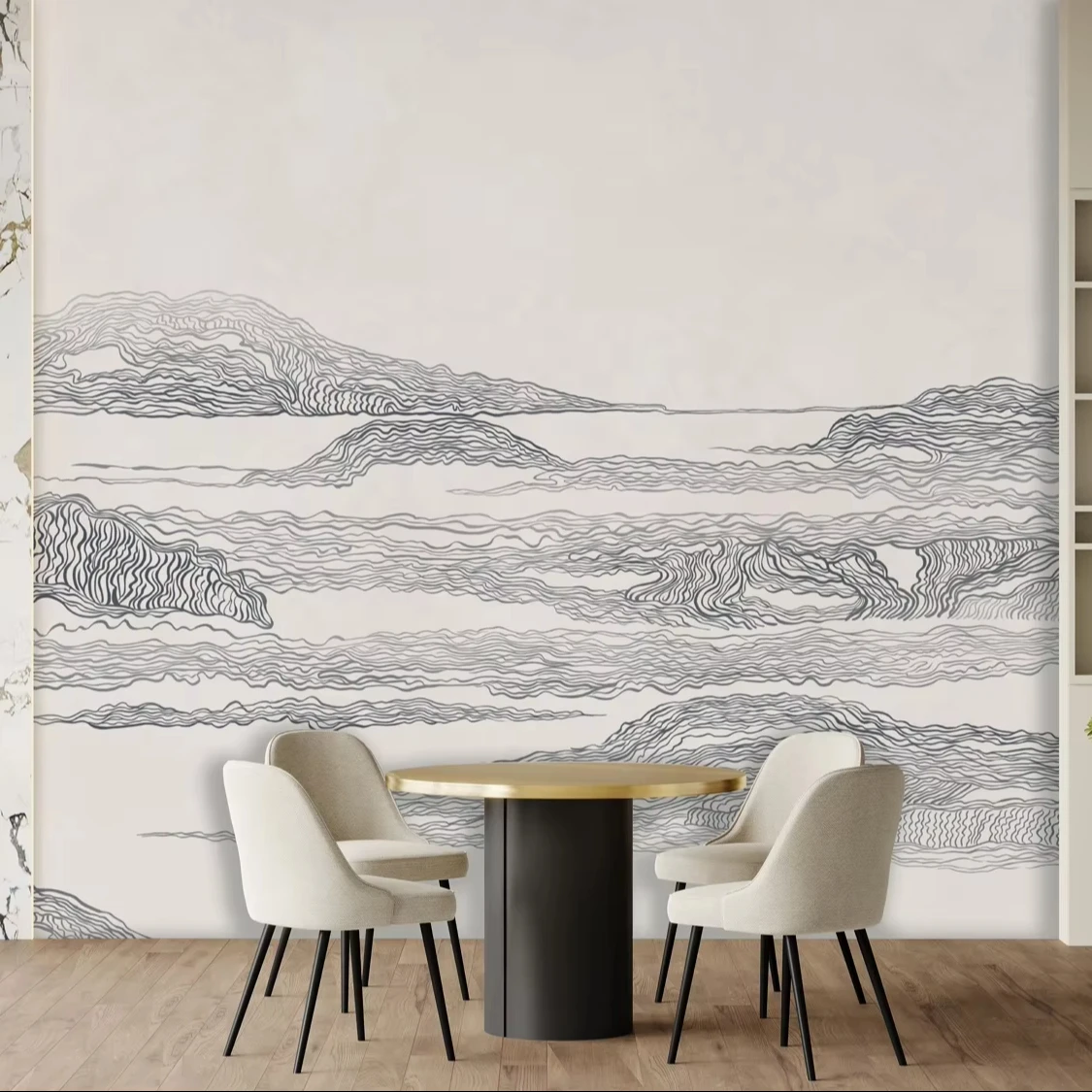 Cheap wholesale papiers peints murals 3d wallpaper home decoration mural wall paper home decoration papier mural