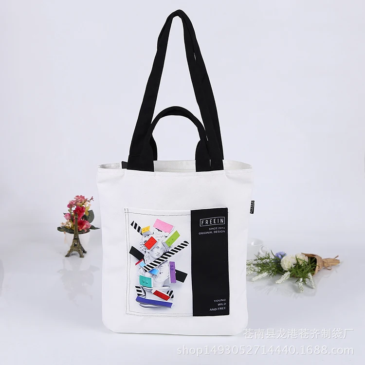 Gesta Torba Na Plotnie Plocienna Trwala Silk Screen Canvas Bag Bolsa De Lona Linho Cotton Twill Sling Plain Thick Small
