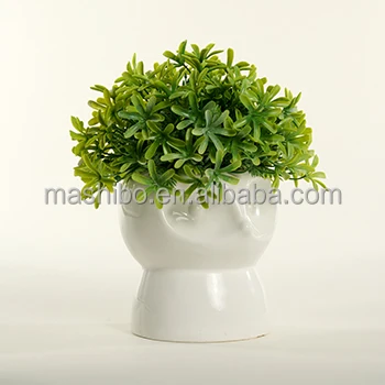 Artificial plants in modern ceramic pot modern home decor Faux potted Greenery