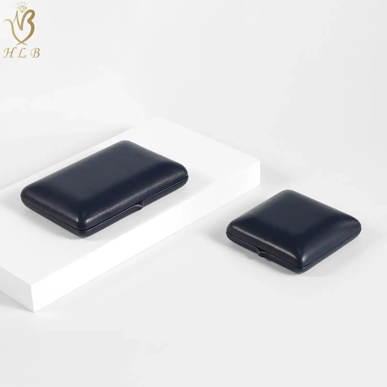 China Factory OEM luxury box packaging custom leather loose gemstone box travel jewelry case