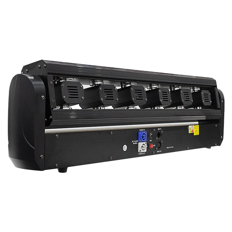 6 Eyes 2R2G2B Animation Line Array Laser Beam Bar