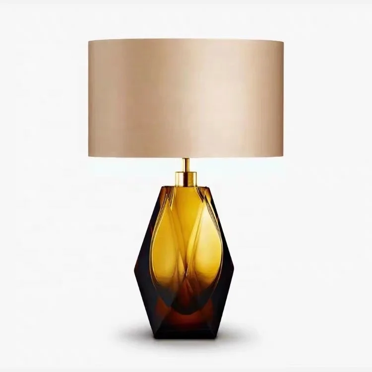 Northern Europe glass light Luxury Bedroom Modern Living Room colored glade reading Table Lamp