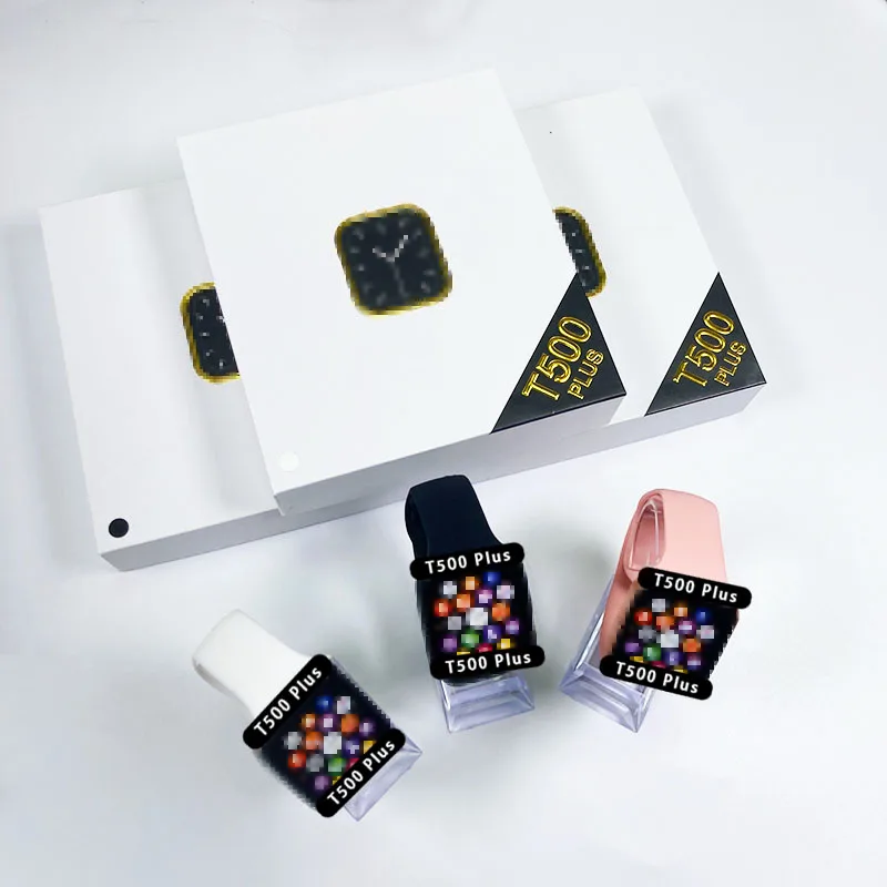 2021 Hot Selling Smartwatch T500  Plus 1.75 Pro Reloj T500 Sport Wristband Fitness  T500plus Smart Watch