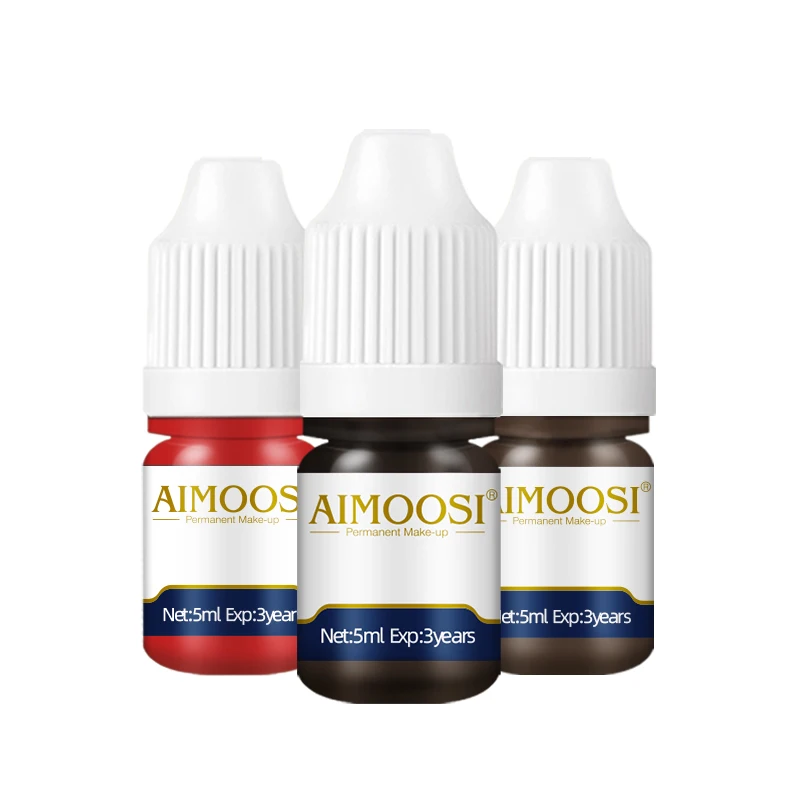 Aimoos оптовая продажа пигмент для микроблейдинга чистый органический микроблейд чернила татуировки перманентного макияжа