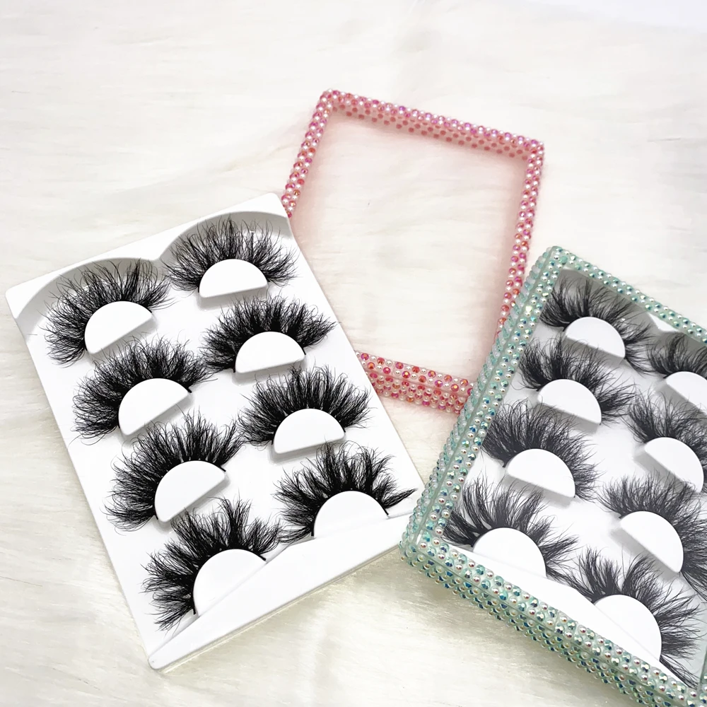 
Red Siren 25mm Soft Fluffy Eyelashes Private Label Thick Mink Lashes 3d Mink Eyelashes 25mm Natural 