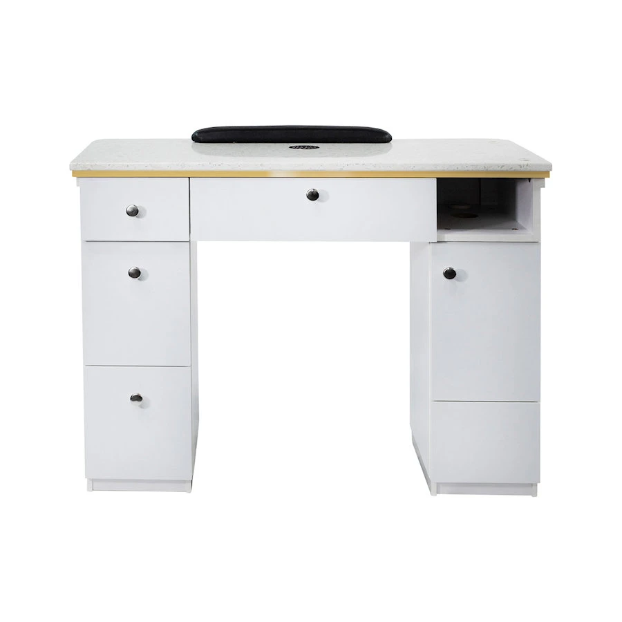 new arrival hot sale manicure table gold
