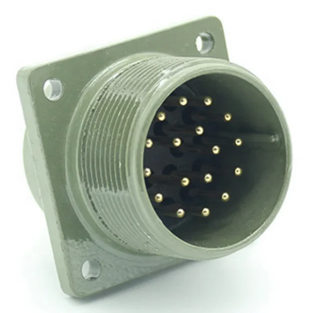 Hot Sale Servo motor plug GIET motor side power connector 20-29 17pin waterproof connect MS-5015 circular right angle connector