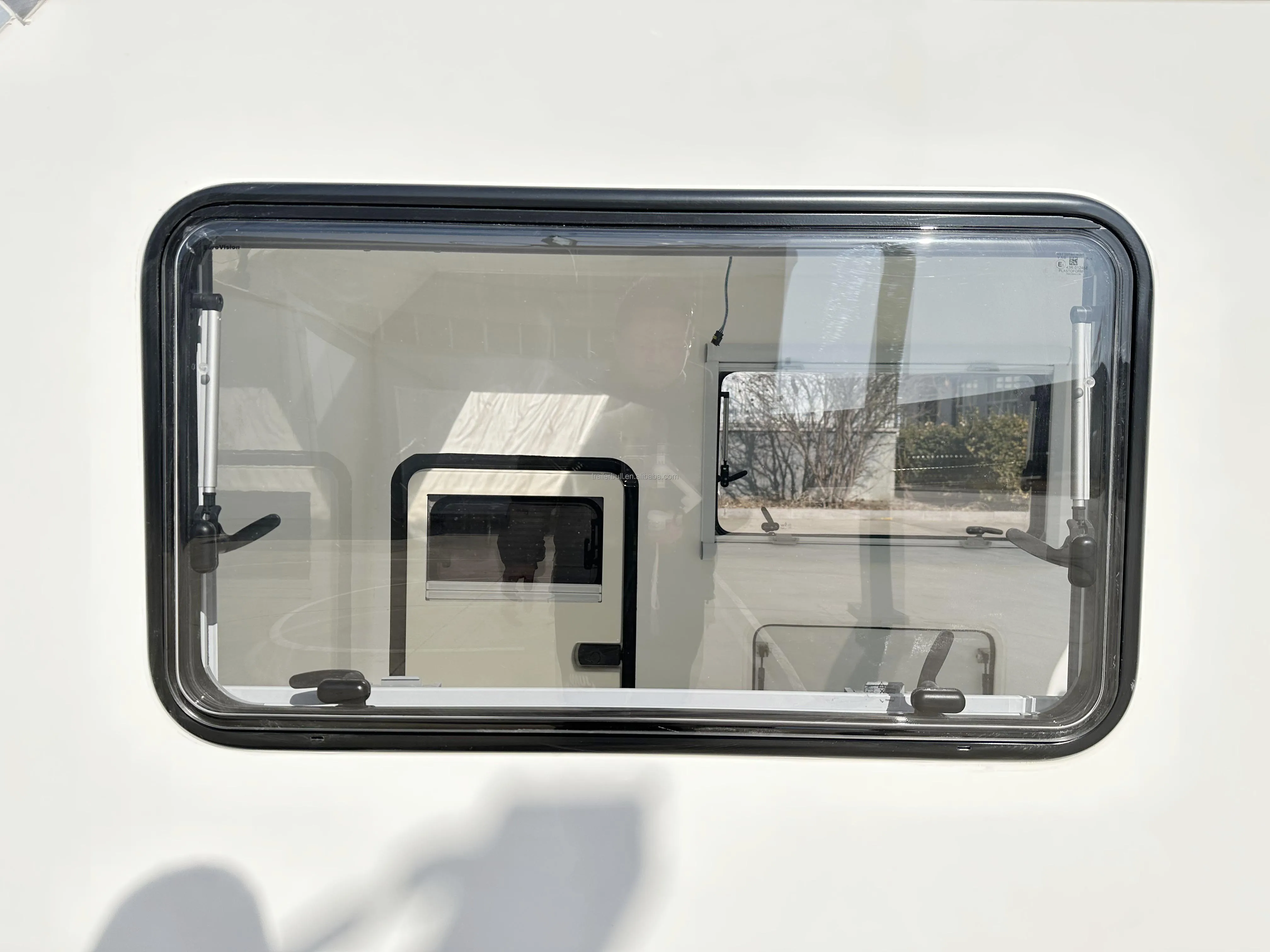 EV2-300Hx700W европейские окна RV с внешними плоскими и внутренними двойными стеклами акриловое стекло для грузовиков кемперов автодома
