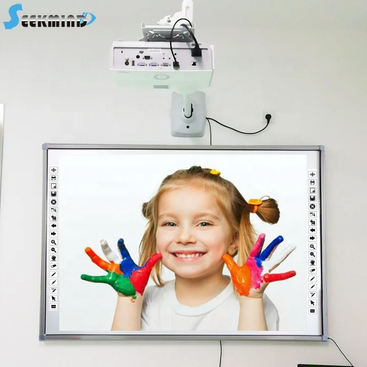 China interactive whiteboard smart classroom solution white board with stand for kids