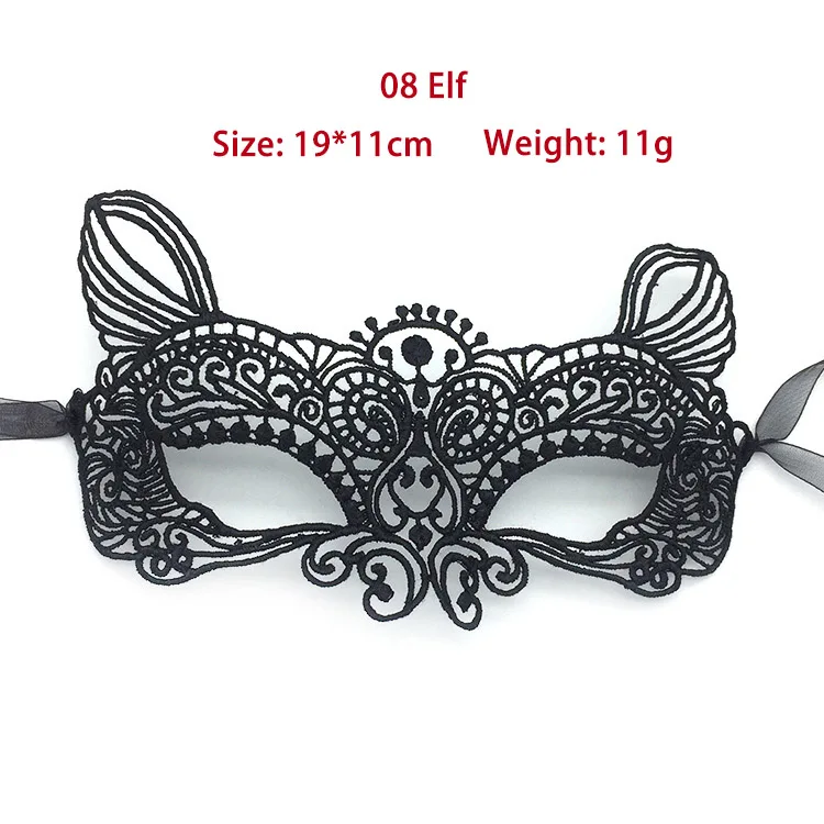 Masquerade party Animal Halloween Mask Lace Sexy Eye Patch Girl