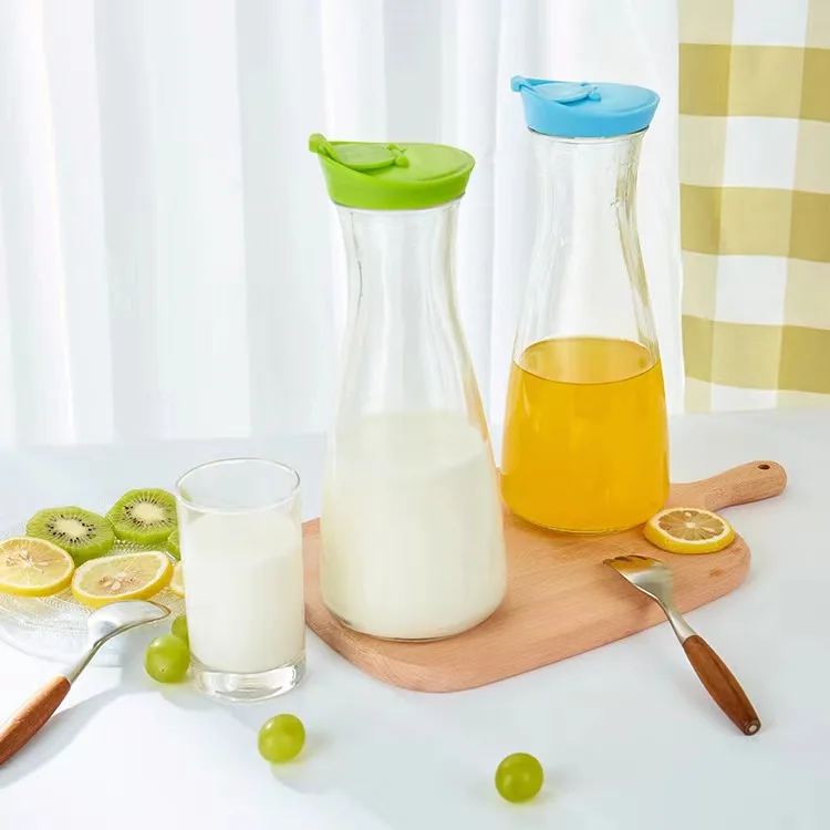 Best Price Wholesale High Quality Glass Water Pitcher Water Carafe With Lid