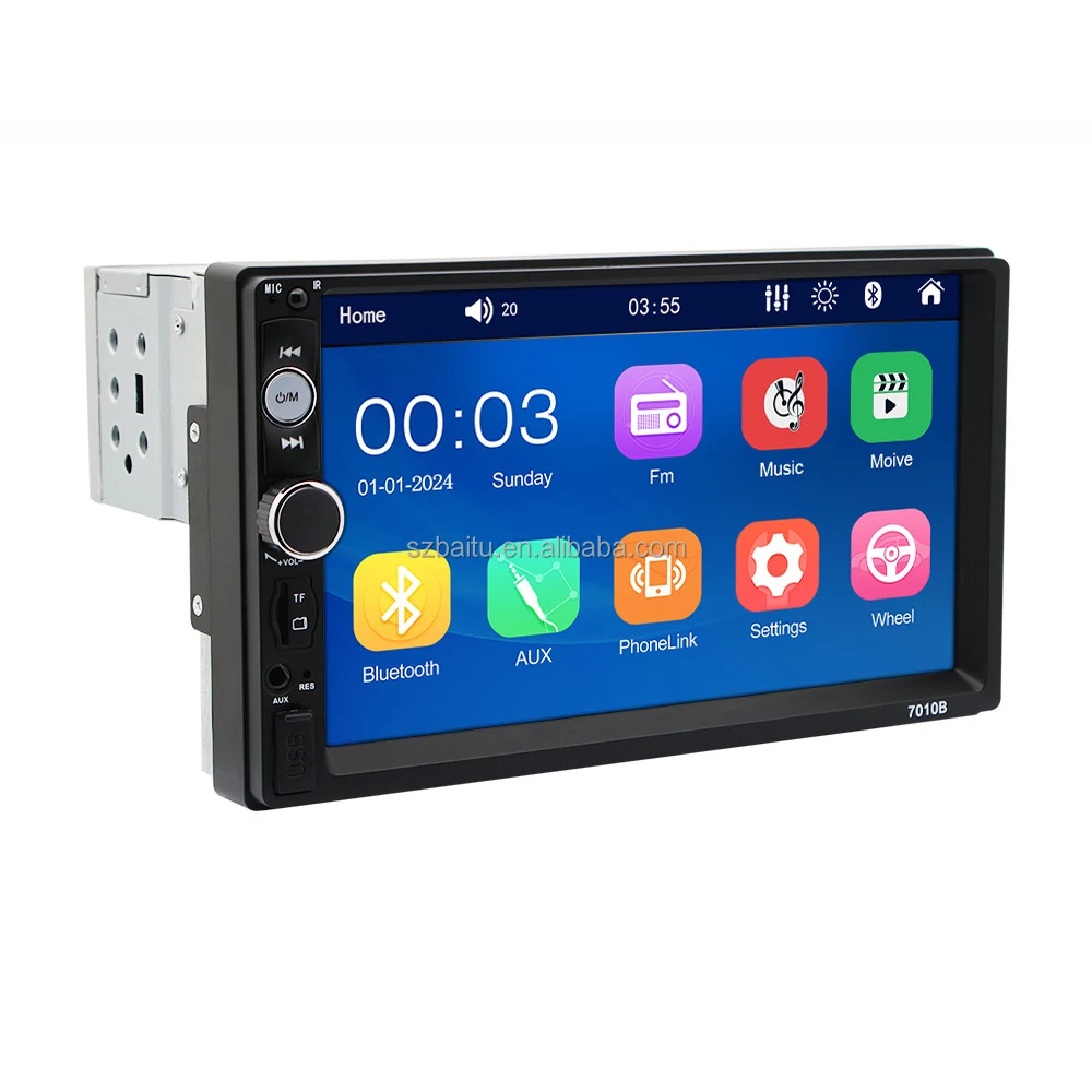 Wholesale Universal Auto Radio Mp5 Player Car Stereo 2Din 7018B 7 Touch Screen mp5 cheap player 2 din tooth mp3 usb car radio
