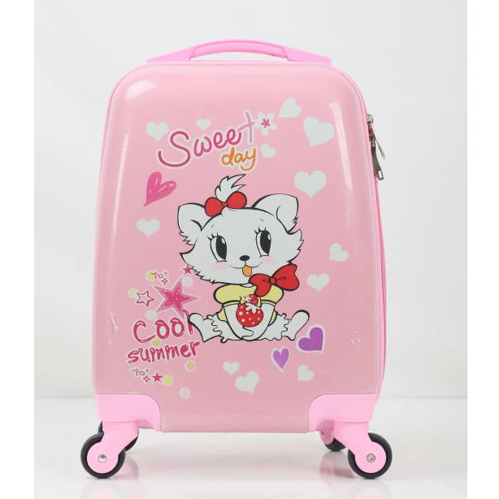 Красочный Милый Детский чемодан, высококачественный мультяшный жесткий Комплект для багажа