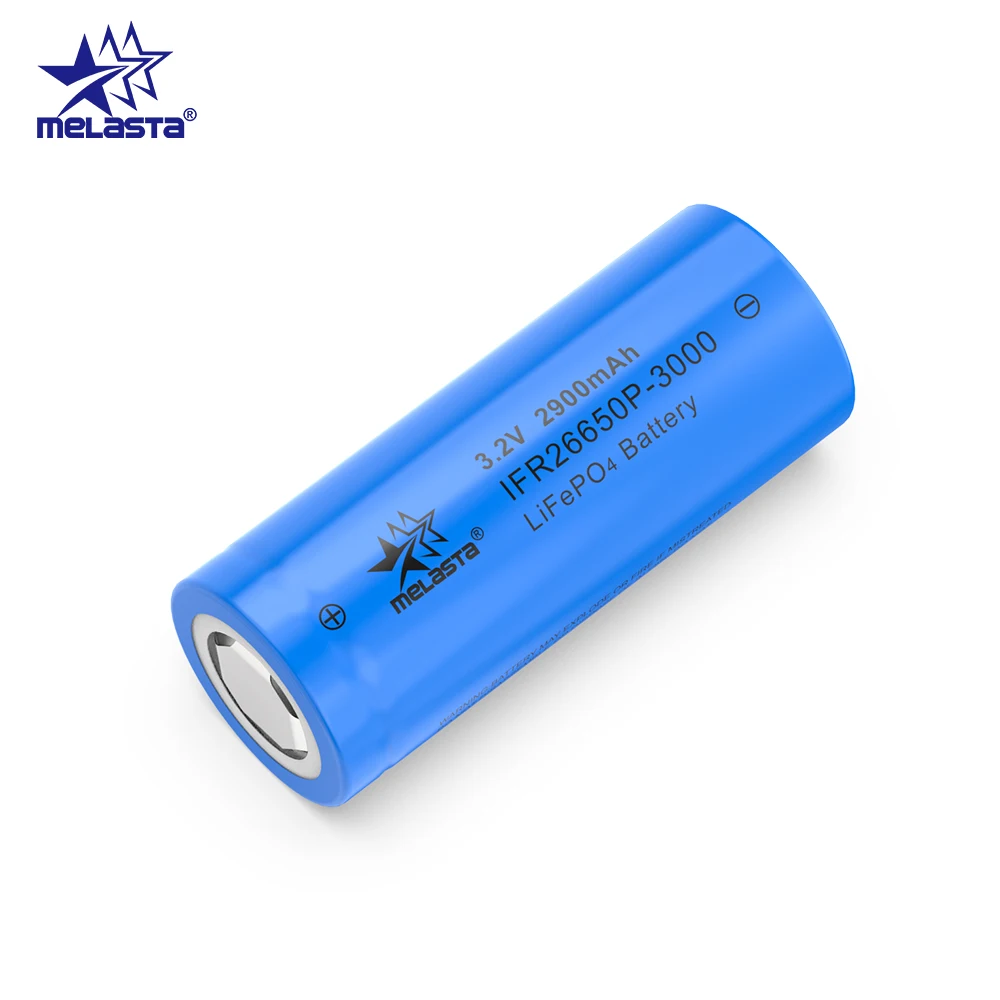 High-Capacity 26650 Lithium Iron Phosphate LiFePo4 Rechargeable Battery Cell  3.2V, 3000mAh