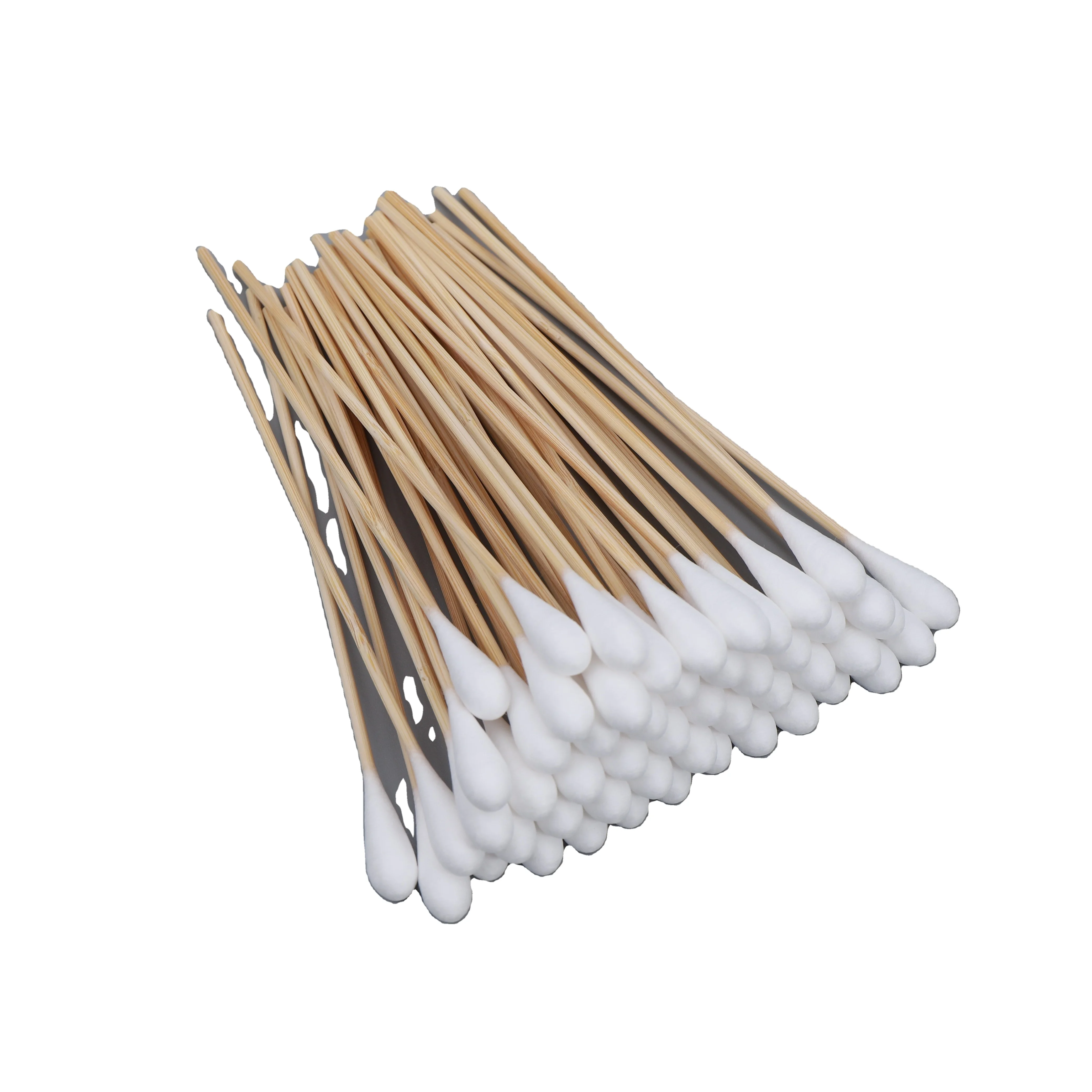 Disposable Sterile Bamboo Cotton Buds Hisopos For Make-up And Cleaning