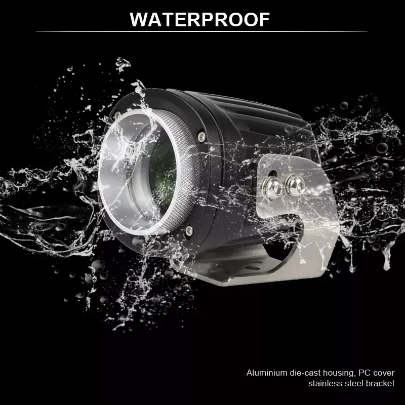 Factory Outlet Mini 3 inch 12 watts Led Working Driving Headlight Laser Lamp Fog Light for Off Road Car ATV SUV