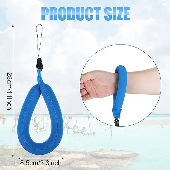 Waterproof Camera Float Strap Cell Phone Float Strap Underwater Universal Neoprene Floating Wristband Buoyancy Belt