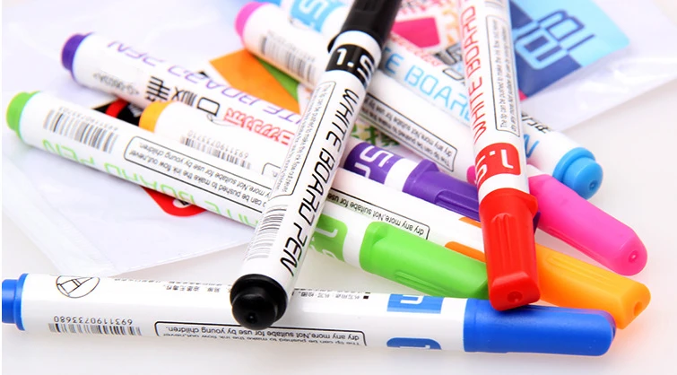 Premium Quality Long Life Usage Low Odor Vivid And Vibrant Colors Cute Design Mini Whiteboard Pen For Whiteboard