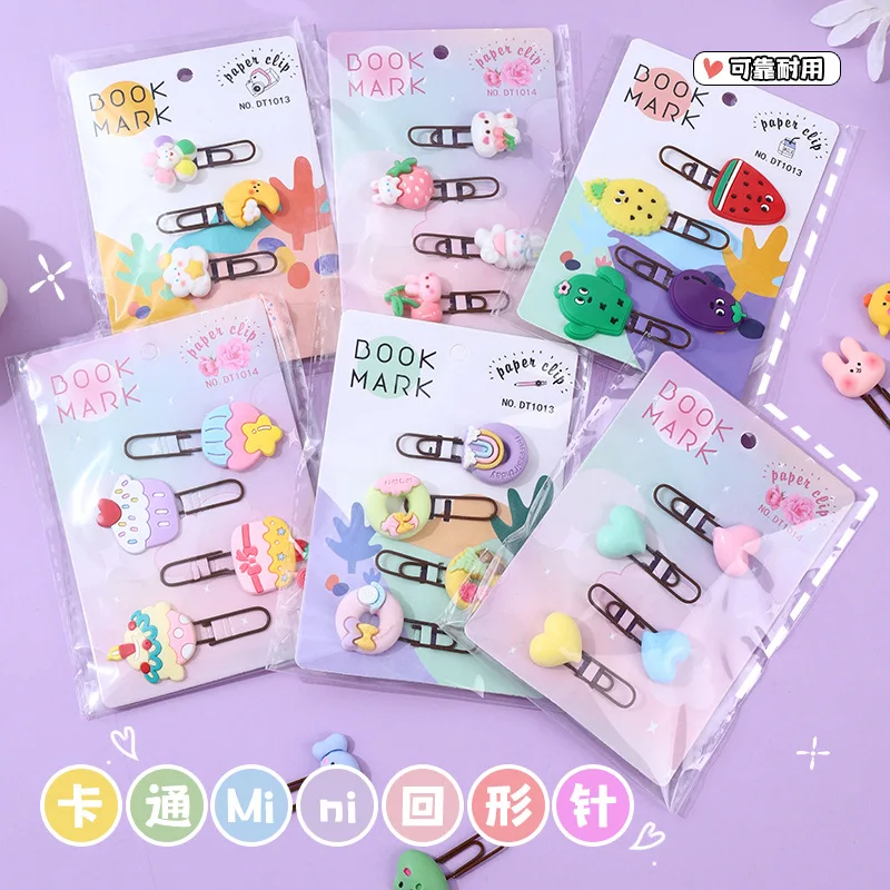 Cartoon Paper Clip Student Metal Paperclip Diy Decoration Shaped Paper Clip