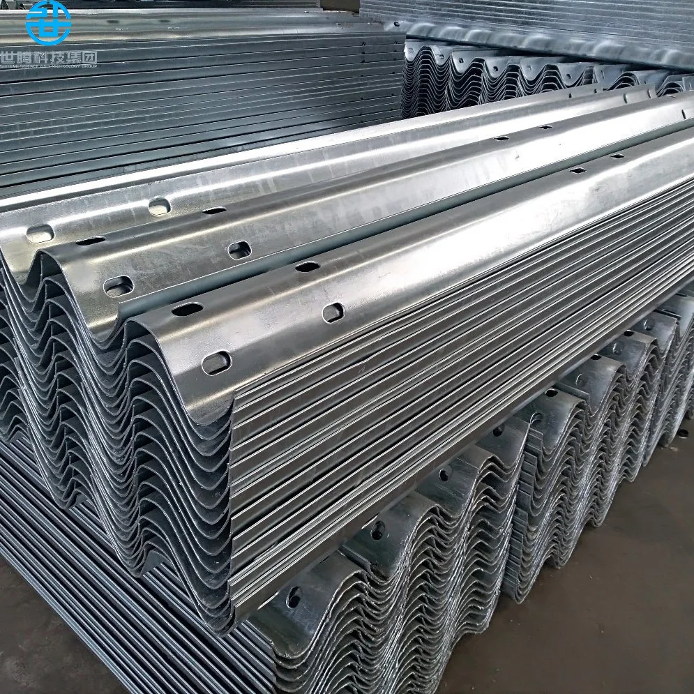 Steel Guardrail Crash Barrier Galvanized W Beam Highway Guardrails Corrugated Guard Rail Industrial Used For Tunnels And Bridges