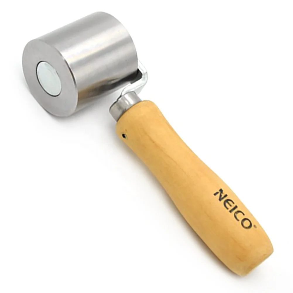 50mm Single Fork Steel Pressure Roller For Vinyl Flooring Flash Tape and Roofing Steel Seam Roller