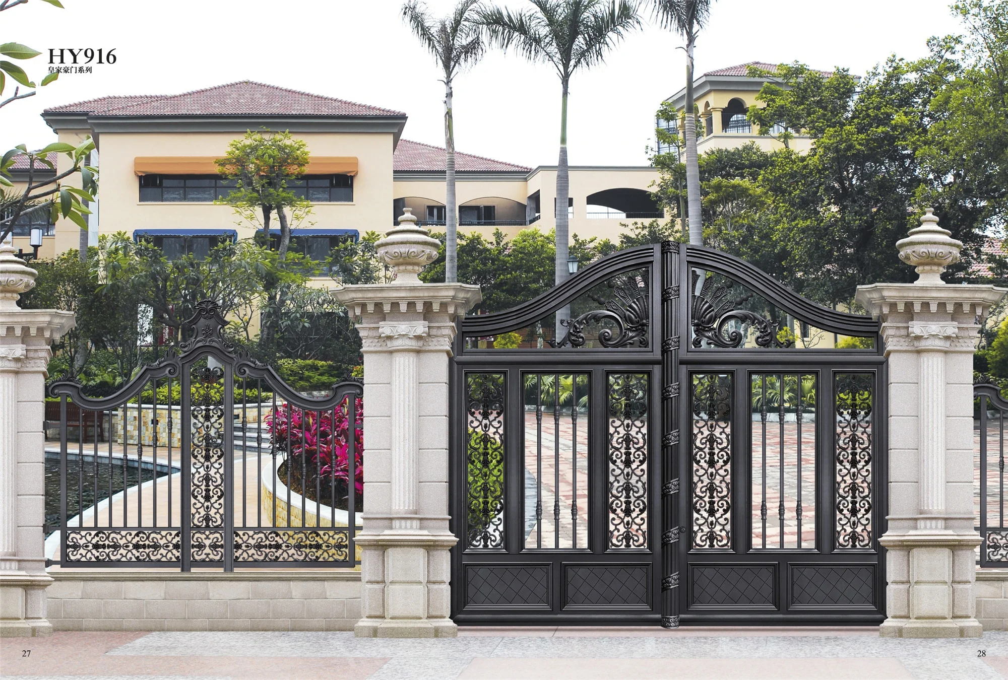 aluminum latest main gate designs
