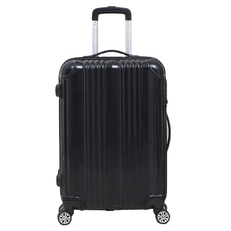 Factory Lightweight Travelling Valise Suit Case Durable Hard Shell PC ABS Travel Trolley Luggage With Double Zipper