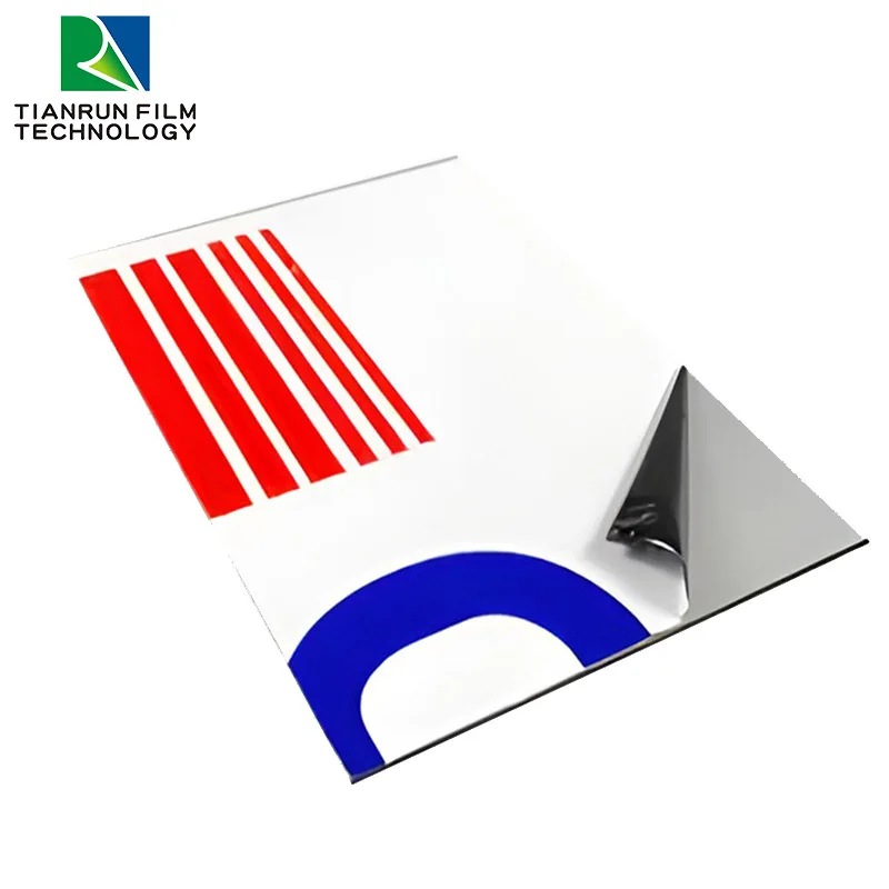 Wholesale Low Price Black And White Adhesive Pe Protective Film For Aluminum Veneer
