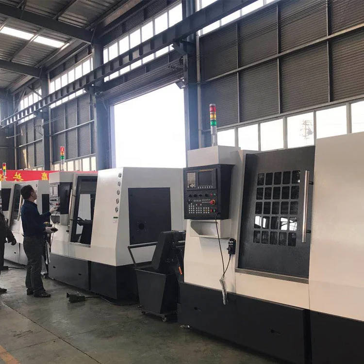 TCK550 Slant Bed CNC Lathe Automatically Metalworking CNC Machine Tool
