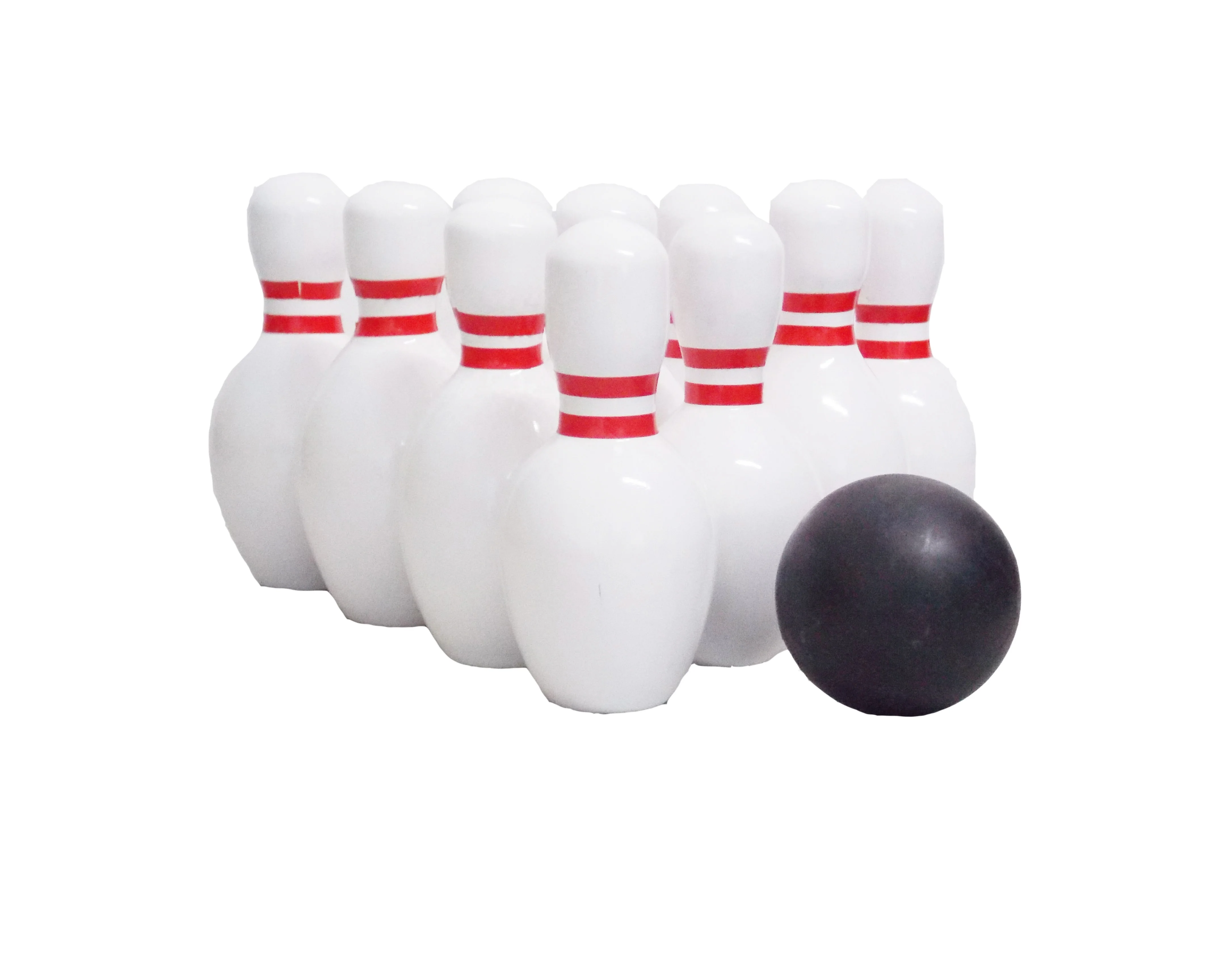 Colorful 11pcs  Kids-parent Indoor Leisure Game durable birch wooden children bowling pin game set