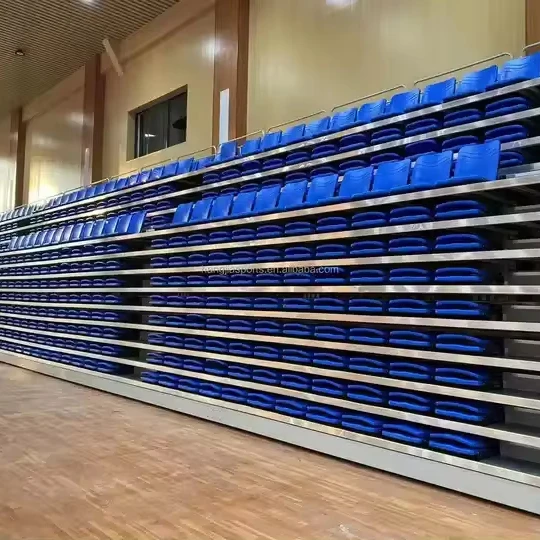 Подгонянная телескопическая система сидений для помещений передвижные трибуны и выдвижное сиденье стадиона продажа