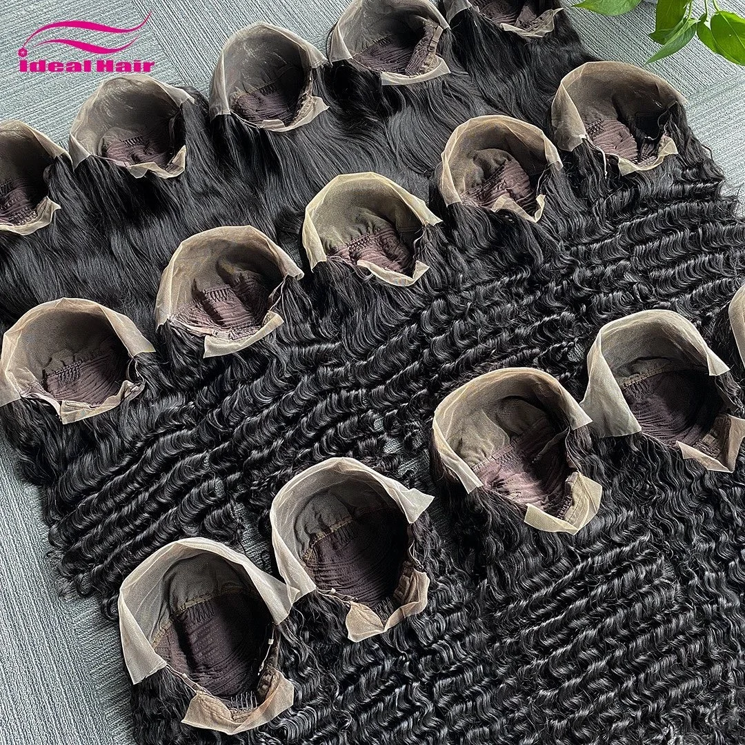 Оптовая продажа, парик из 100% человеческих волос без клея, натуральные короткие блонд, бразильские человеческие волосы HD, парик на полной сетке для черных женщин