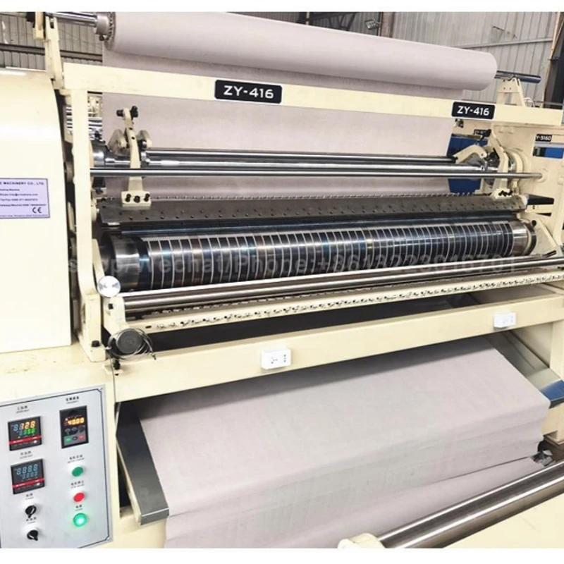 Multi functional ZJ 416 Pleated Fabric Machine Textile Fabric Pleating Machine