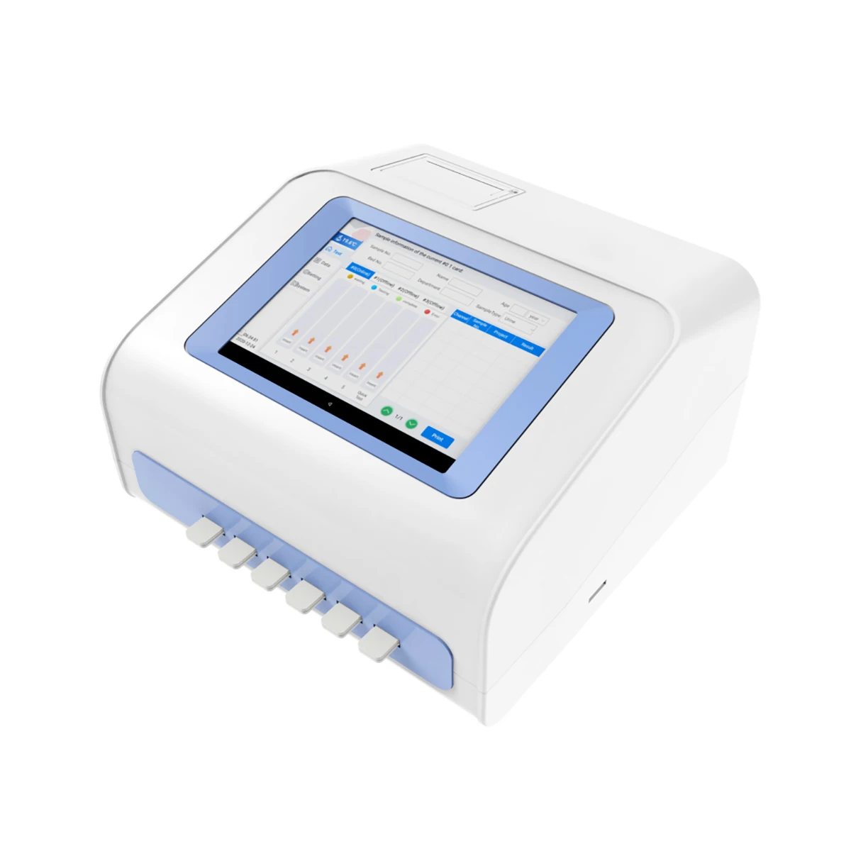 Vet Fluorescence Immunossary rapid test POCT analyzer Portable Touch screen Veterinary IVD Equipment