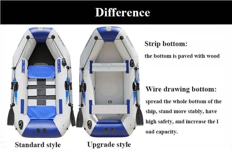 High Quality Solar marine 3 Person canoe/kayak Customization Rowing Boats PVC Kayak Rafting Fishing Inflatable
