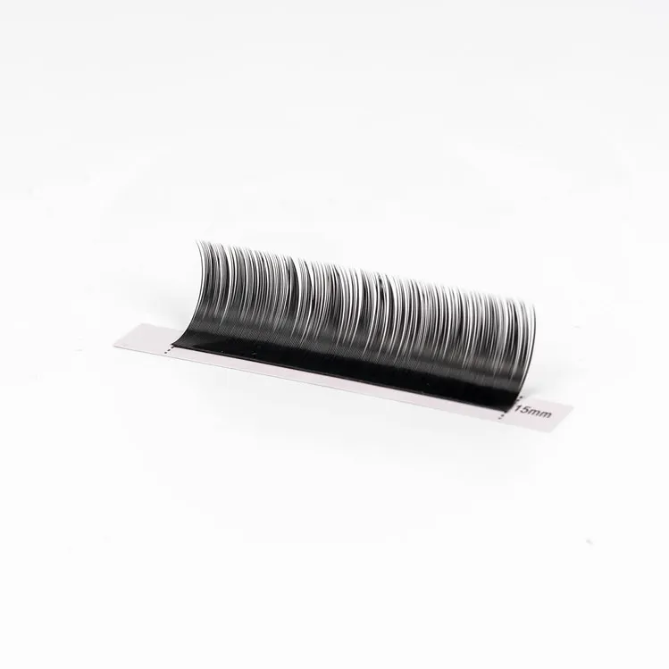 0.05 0.07 0.10 0.12 0.15 0.18mm Volume Korea PBT Fiber Matte Lash Extensions with Customeized Logo